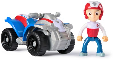 PAW PATROL, Rettungs-Quad mit Ryder Spielfigur (Sustainable Basic Vehicle/Basis 