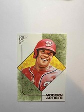 2021 Topps Gallery Modern Artists #MA-3 Juan Soto Green Washington Nationals