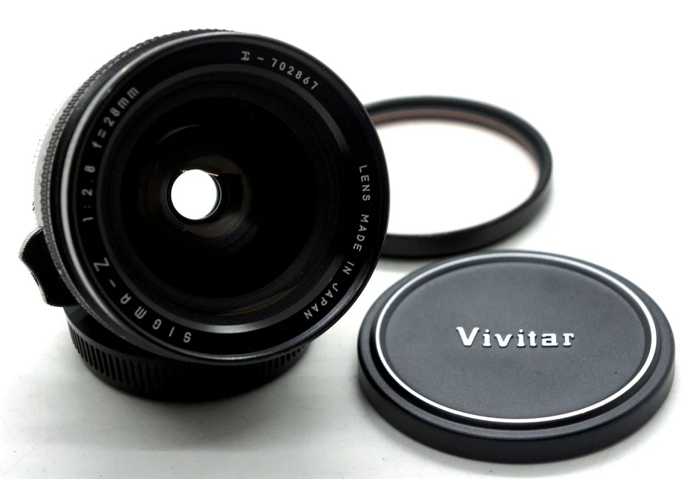 EXC! Rare MC Sigma - Z Wide Auto 2.8/28 lens 28 mm F2.8 Olympus OM Mount - Image 2 of 4