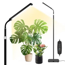 Grow Lights for Indoor Plants, Full Spectrum with High Aluminum Stand,31.5-63...