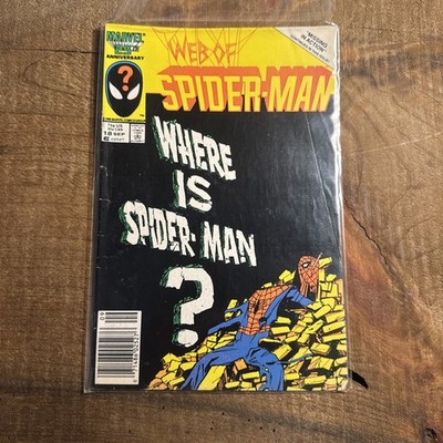 Web of Spider-Man #18  MARVEL Comics 1986 VF NEWSSTAND