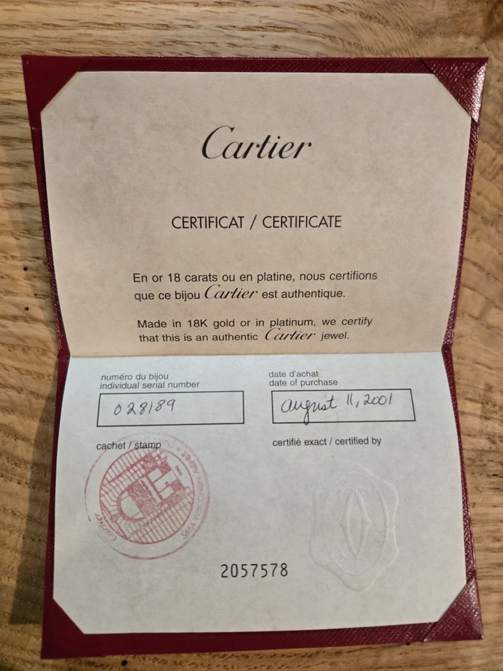 Dije Cartier Estrella de David Oro Amarillo 18kt Foto 3 de 4