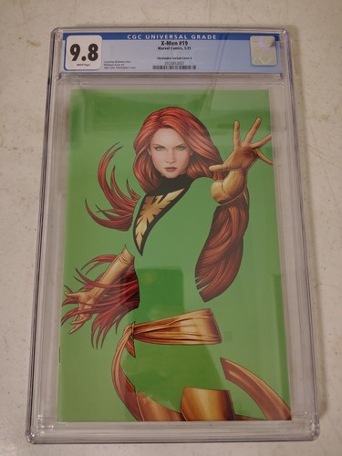 X-MEN #19 (2021) Cgc 9.8 W.P. Christopher Green Negative Space Variant Jean Gray