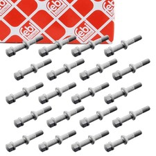 20x febi Radschraube M12x1,5mm für MERCEDES 190 W201 W124 W126 C126 R107 R129