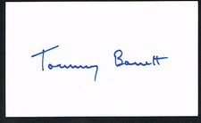 Tom Barrett signed autograph auto 3x5 index card Baseball Player H1447