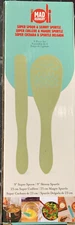 Mad Hungry Spurtle Silicone Set 2-Piece - Kitchen Super Spoon & Skinny Spurtle