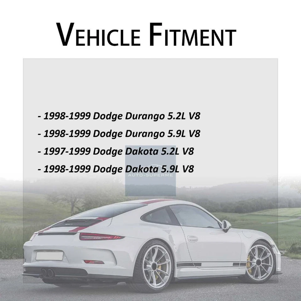 Manguera de refrigerante de radiador superior inferior 2x para Dodge Durango 1998-1999 Dayco 5,9 L Foto 2 de 4