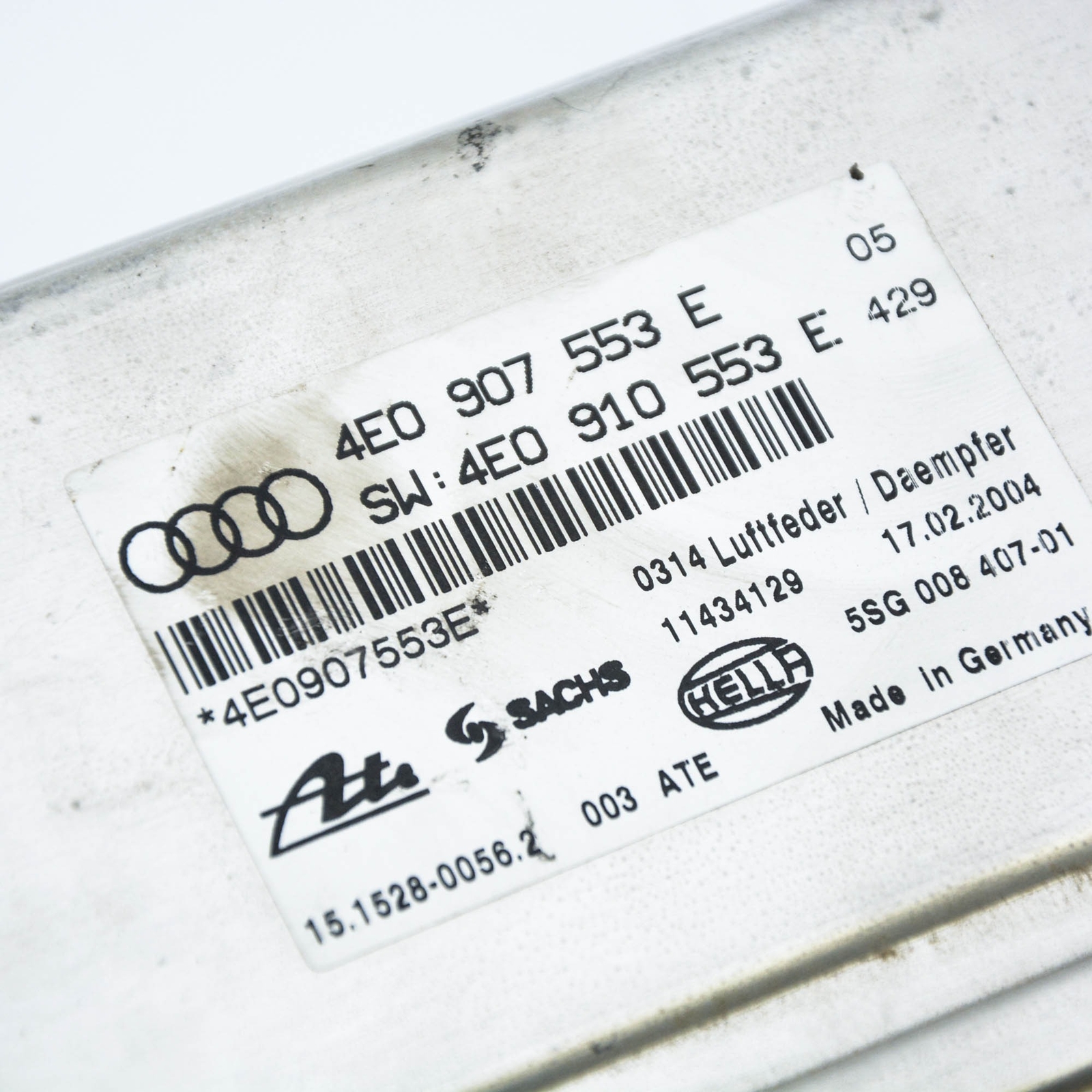 Air Suspension Control Unit Audi A8 4E 20022010 4E0907553E ⭐12 Months