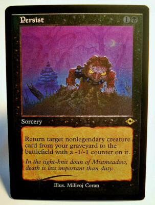 Magic Persist Retro Frame Foil Etched Modern Horizons 2 