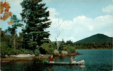Vintage Lusterchrome Beach Postcard Tichnor Bros Boston