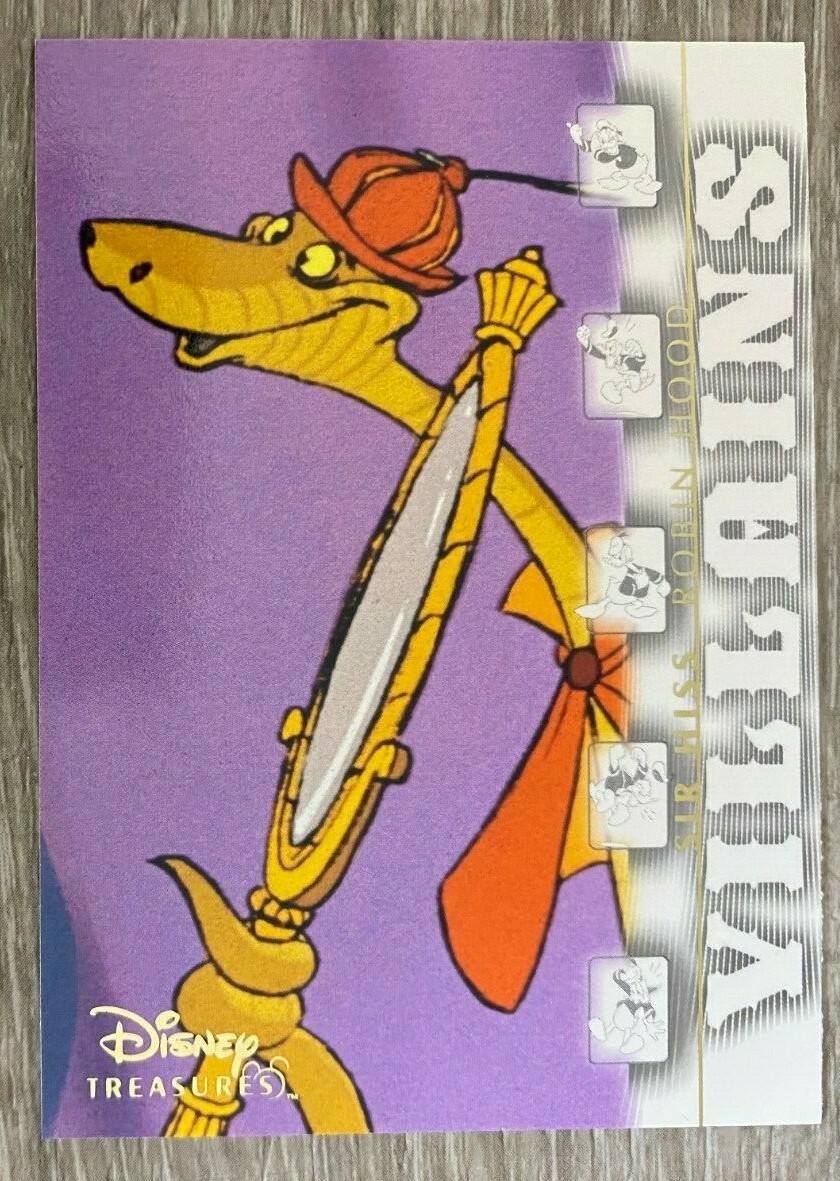 2003 Upper Deck Disney Treasures Villains #162 Sir Hiss Robin Hood