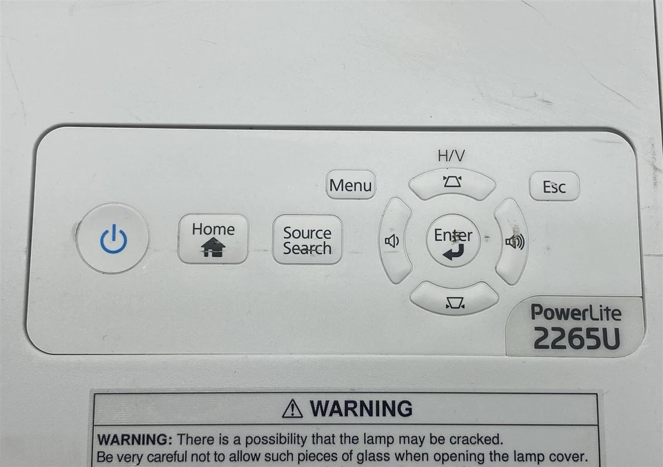 Epson PowerLite 2265U Projector Full HD WUXGA 3LCD HDMI 5500 Lumens H814A - Image 4 of 4