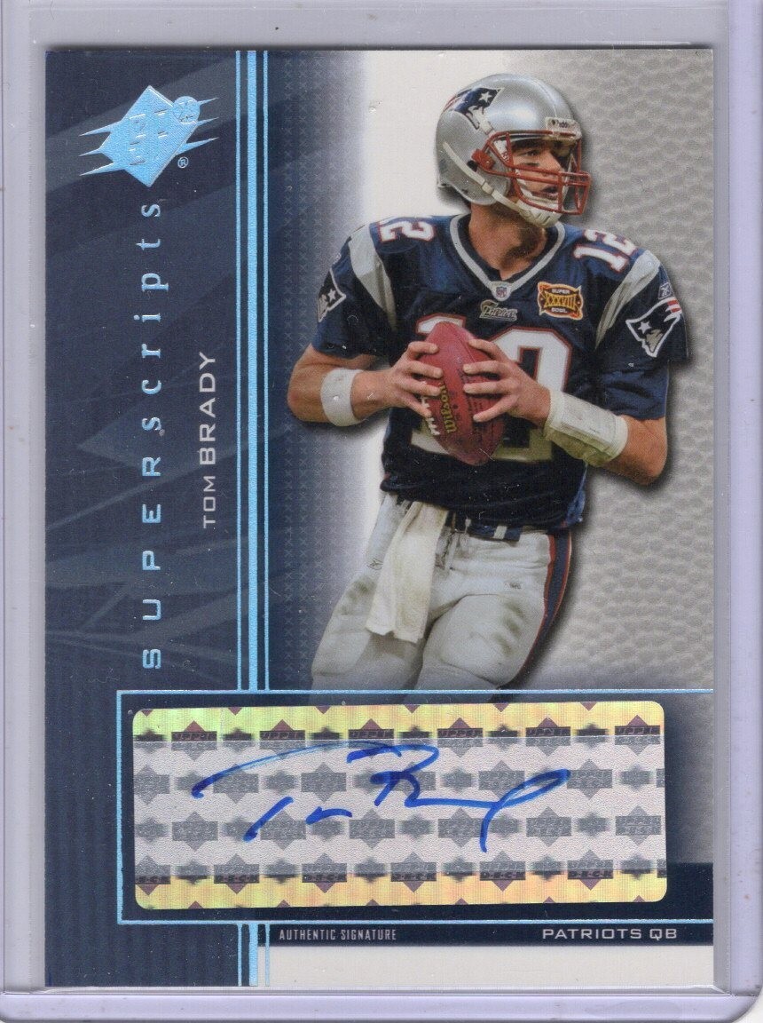 Tom Brady Autographed Signed New England Patriots 2004 SPX SUPERSCRIPTS #SS-TB SP AUTO 