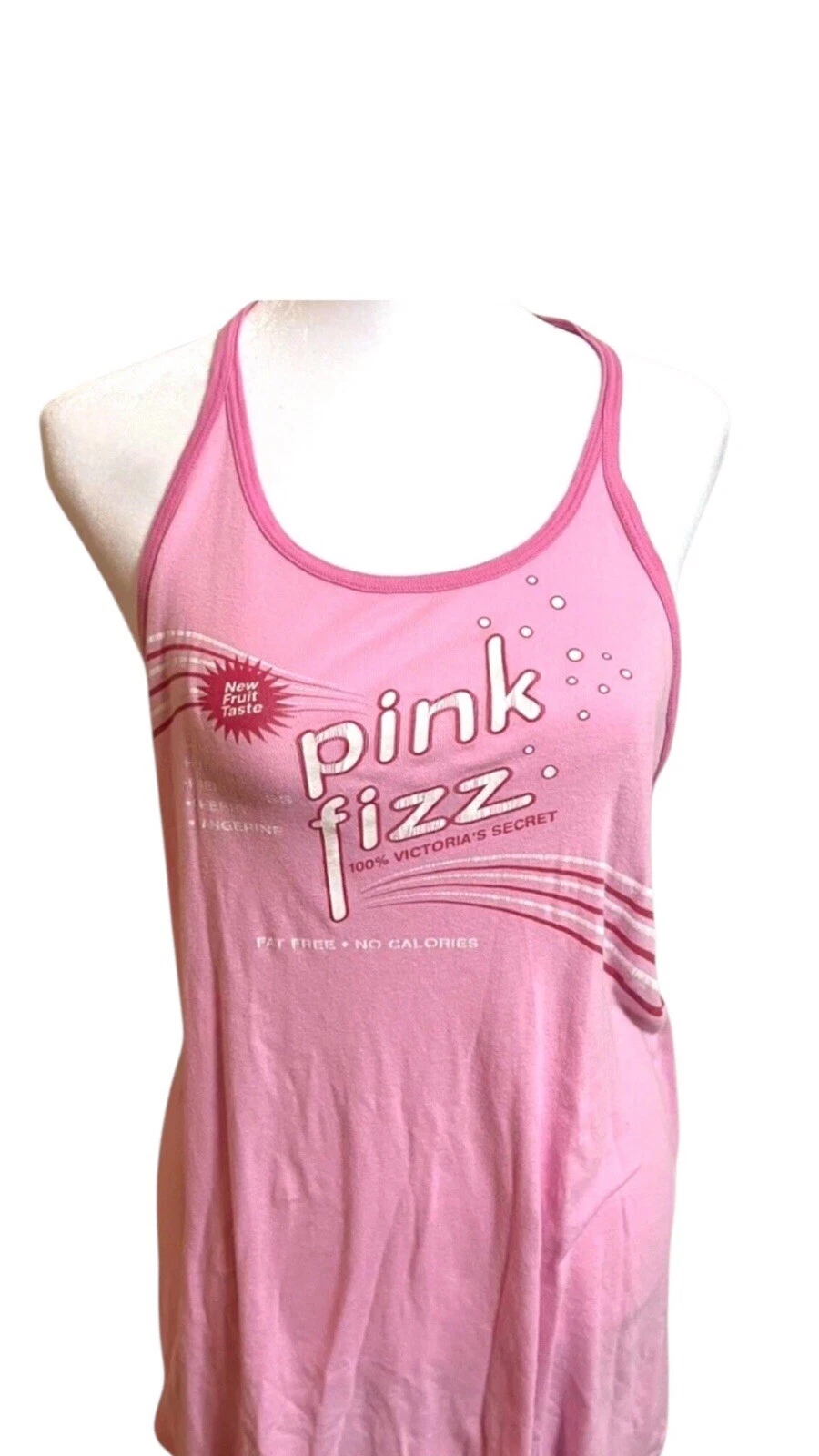 UNDERCOVER Abito Victoria's Secret ROSA "Pink Fizz " logo mini dress raro e vintage piccolo