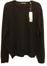 NWT Men  s VINCE XL Crewneck 100 Wool Striped Pullover Sweater M46166675 225