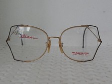 Elan Stainless Steel Vintage 80's Womens Eyeglasses JN30