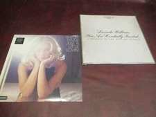 SHELBY LYNNE JUST A LITTLE LOVIN 2008 1ST EDITION & LUCINDA WILLIAMS TRIBUTE LP 