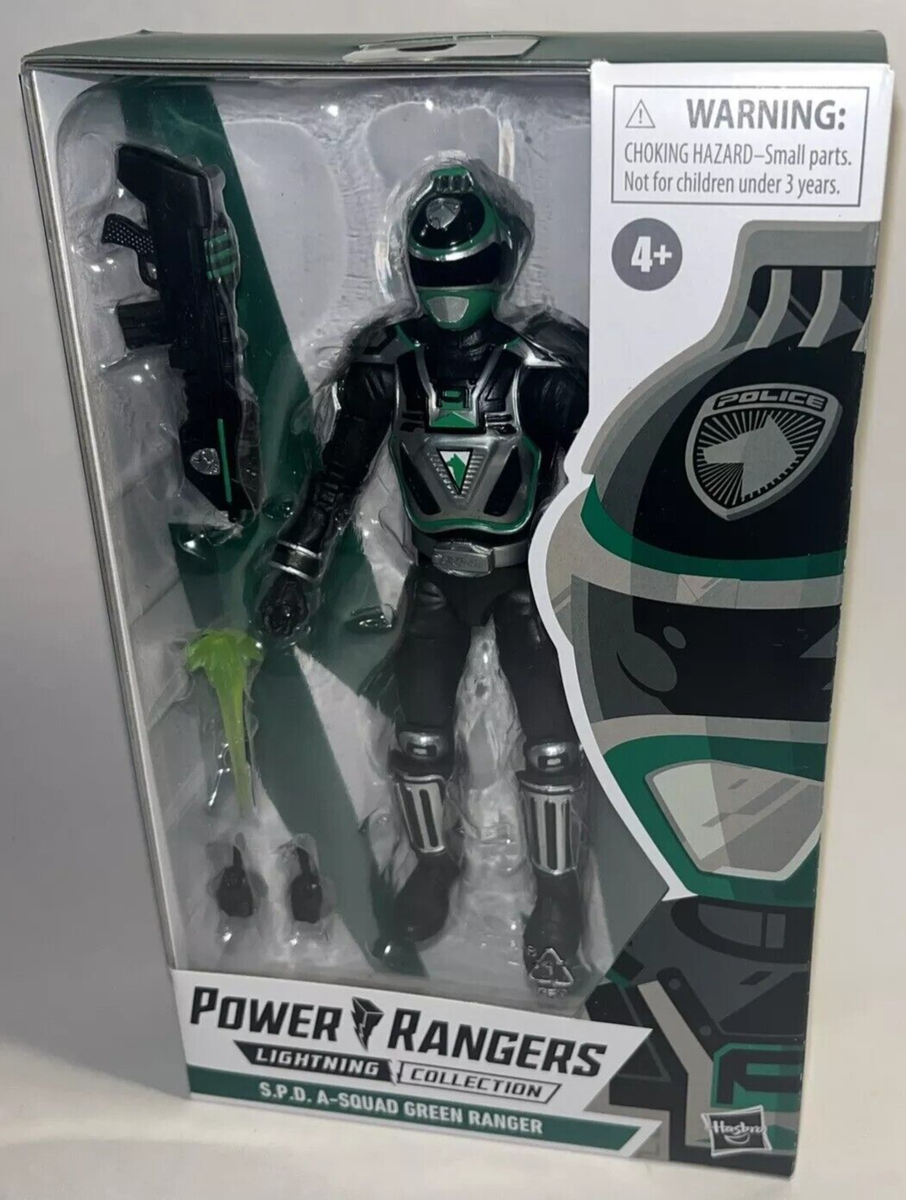 New Hasbro Power Rangers Lightning Collection S.P.D. A-SQUAD Green