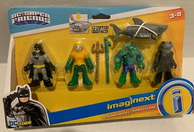 New Imaginext Fisher Price DC Super Friends Batman Aquaman & Villains