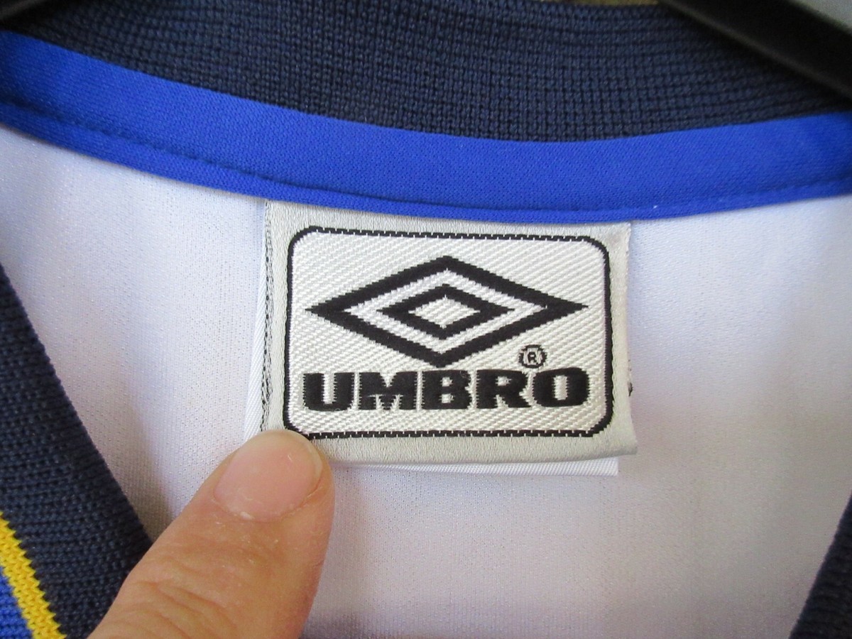Maillot De Foot Vintage Umbro #8 - Rouge - Taille L - Années 80 - Fabriqué UK