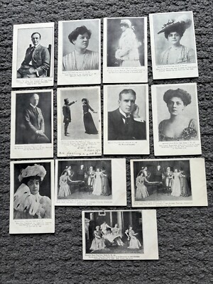 Early 1900s Brooklyn Eagle Postcards Actors Schubert & Montauk Theatres (12)