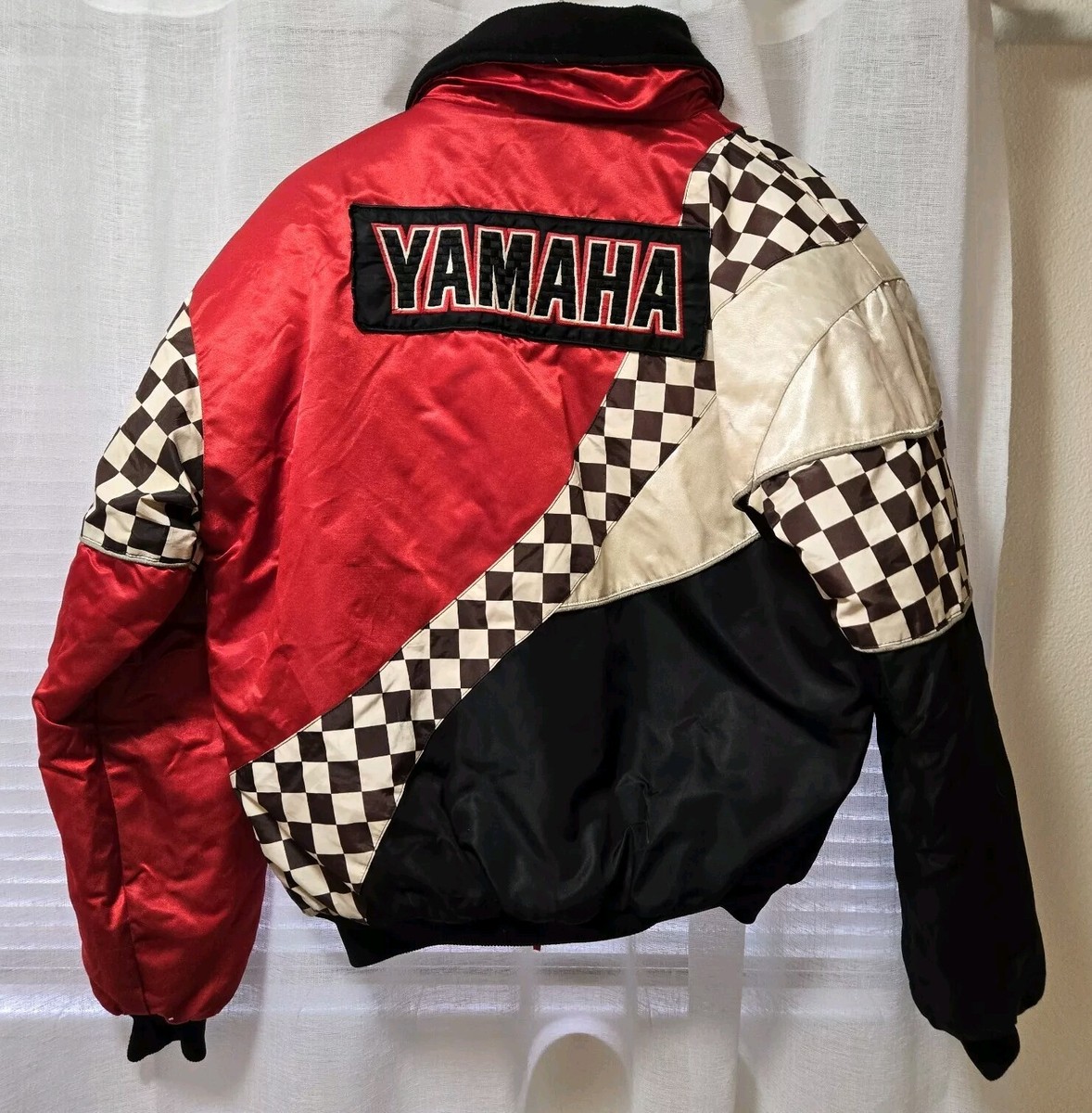 Yamaha Vintage Coat Cold Weather Gear Motor Jacket Sz SM 90s