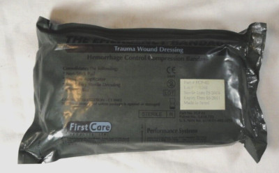 FIRST CARE TRAUMA WOUND DRESSING HEMMORRAGE CONTROL COMPRESSION BANDAGE
