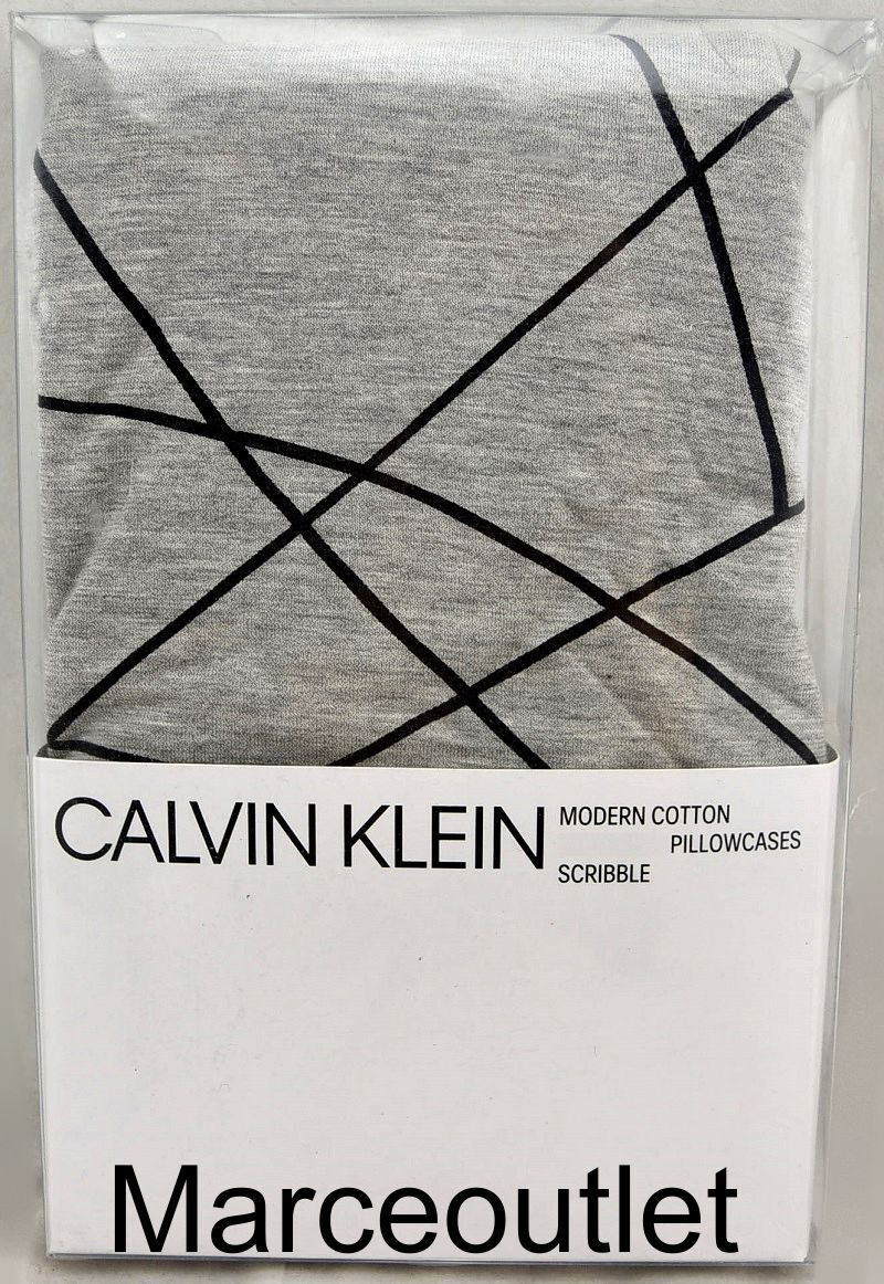 Calvin Klein Modern Cotton Scribble FULL / QUEEN Duvet & Pillowcases
