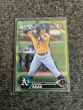 2016 Bowman Prospects Green Paper 71 /99 Iolana Akau #BP22 Oakland A’s