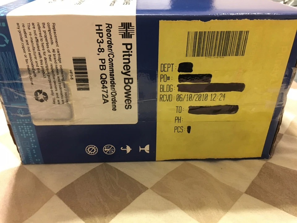 Cartucho de tóner PITNEY BOWES Q2672A Compatible REEMPLAZO AMARILLO Caducado 2010 Foto 2 de 4