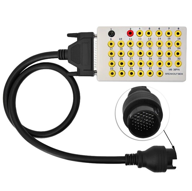 Adapter 38 Pin für Mercedes für Bosch Gutmann iCarsoft Delphi Auto