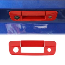 Red Tailgate Rear Door Handle Decor Cover Trim For Dodge RAM 1500 Accessories