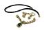 thumbnail 2  - Estate Diamond &amp; Gems Intaglio 14k YGold Convertible Bracelet Cord Necklace