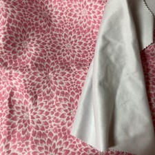 Snuggle JoaNN Pink White Yummy Soft Flannel Fabric SBTHY 18"L x 44"W