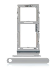 Replacement Dual Sim Card Tray Compatible For Samsung Galaxy S20 Cosmic Silver 