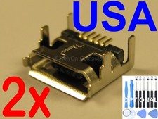 2x Lot of Micro USB Charging Port Sync for Acer Iconia A200 A210 A500 Tablet USA
