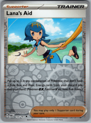 Pokemon - Lana's Aid - 155/167 - Reverse Holo - Twilight