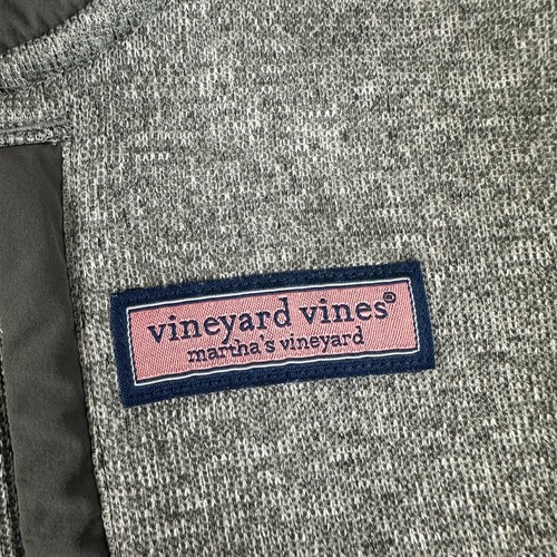 Vineyard Vines Boys pullover XL 18 gray Long Sleeve 1/4 Zip Sweatshirt - Picture 3 of 19