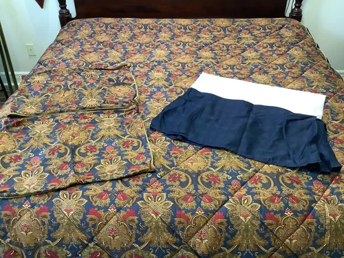 Chaps Leighton By Polo Ralph Lauren Queen Comforter Set 4 Piece Set
