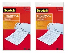 Scotch Thermal Laminating Pouches, 8.5" x 14" Inches, 20 Pouches, 2-PACK