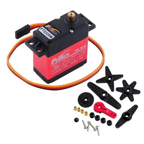 Digital Servo 20KG Waterproof Metal Gear 25T Steel Arm For RC Car Robot DIY Toys - Picture 5 of 17