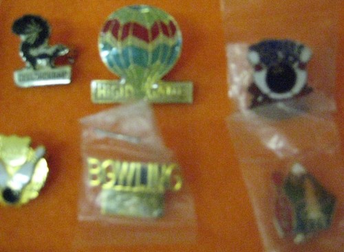 Vintage Bowling Pins Lot Of 10 Funny Rare Retro High Game/Series Cellar Champ - Foto 3 di 4