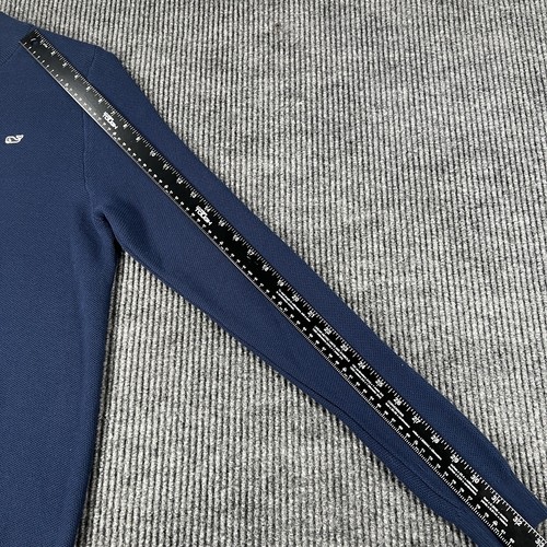 Vineyard Vines Sweater Youth Boys XL Blue Long Sleeve 1/4 Zip New With Tags NWT - Picture 15 of 16