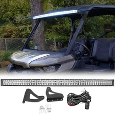 WEISEN Roof 52" LED Light Bar Mounts Wire Kit For Can-am Defender 2016-2025
