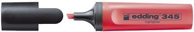 Edding 345-002 345 Textmarker highlighter - nachfüllbar, neonrot