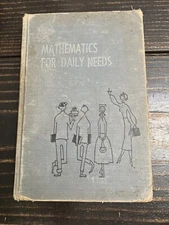 Mathematics for Daily Needs HB Jesse Osborn 1954 Webster Publishing Company Book