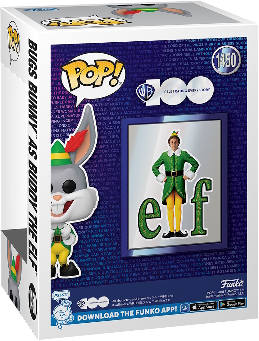 Thumbnail - Wb 100 - Bugs Bunny As Buddy The Elf 1450 - Funko Pop Vinyl Figur