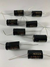 F T/Mersen 22uF  500VDC Axial Electrolytic Tube Amplifier Capacitor - 1pc