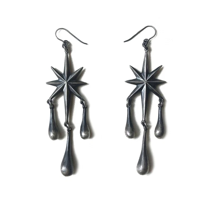 Womens silver dangle earrings deals