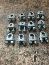  12pc Wire Rope Clamp Cable Clamp 3/8" Galvanized
